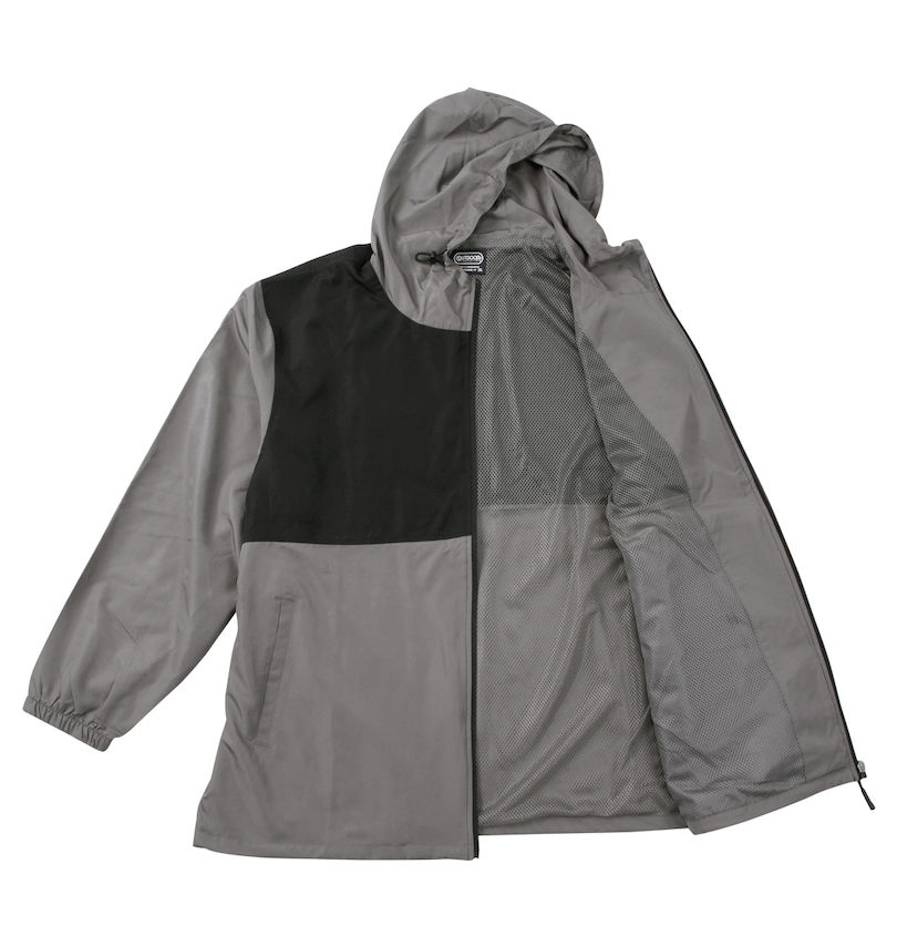 大きいサイズ メンズ OUTDOOR PRODUCTS (アウトドア プロダクツ) フルダルタフタ裏メッシュウインドブレーカー
                        裏メッシュ
