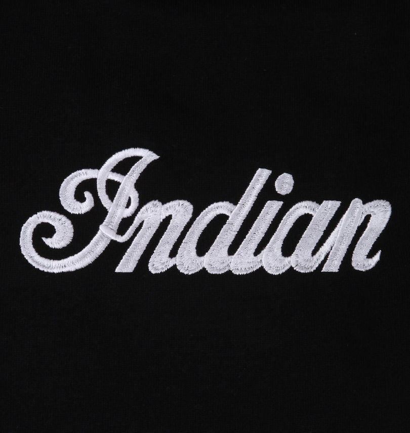 大きいサイズ メンズ INDIAN MOTOCYCLE (インディアンモトサイクル) 裏毛刺繍&プリントフルジップパーカー 刺繍