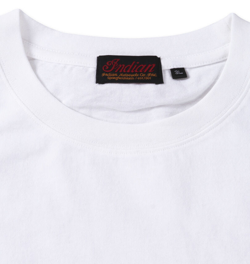 大きいサイズ メンズ INDIAN MOTOCYCLE (インディアンモトサイクル) 天竺プリント半袖Tシャツ
                        