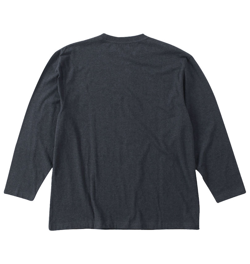 大きいサイズ メンズ Mc.S.P (エムシーエスピー) オーガニックコットンクルーネック長袖Tシャツ バックスタイル