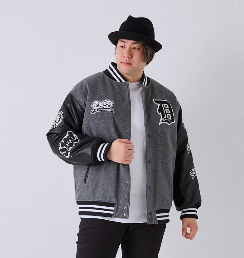 大きいサイズ メンズ DCSHOES (ディーシーシューズ) 24VARSITYジャケット
身長:182cm/バスト:123cm/着用サイズ:3L