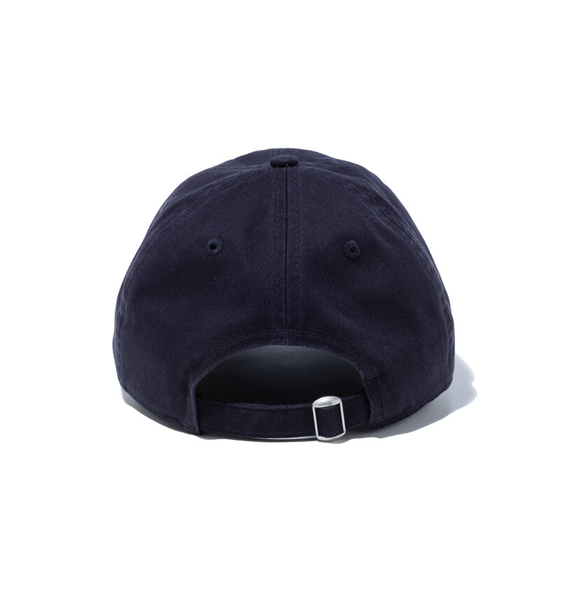 大きいサイズ メンズ NEW ERA (ニューエラ) 9TWENTYスクリプトロゴウォッシュドコットンネイビー×ホワイトキャップ
                        バックスタイル