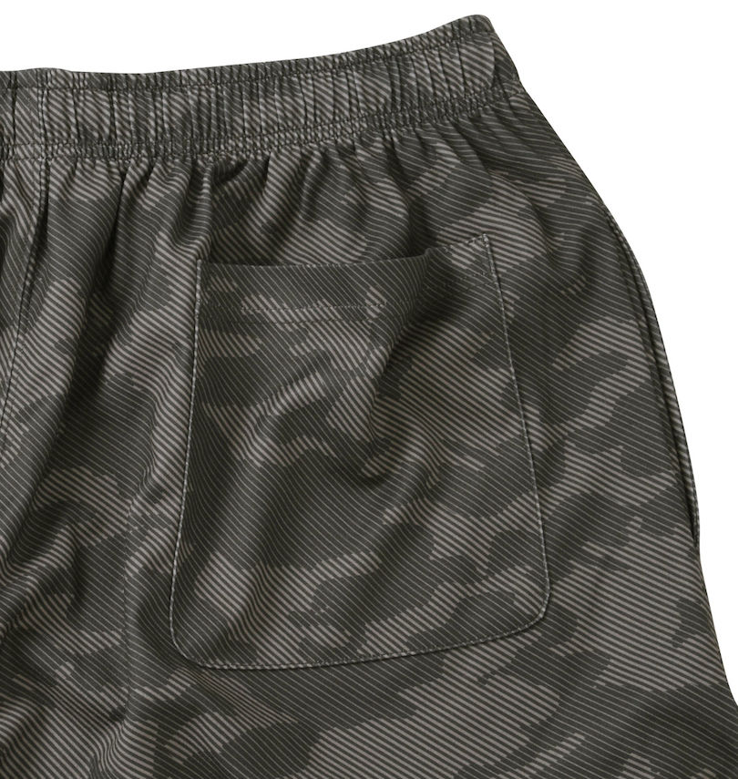 大きいサイズ メンズ COLLINS (コリンズ) カモフラ柄半袖フルジップパーカー+ハーフパンツ
                        パンツバックポケット