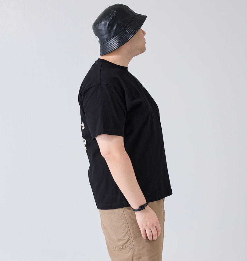 大きいサイズ メンズ ATC×NEW JACK (エーティーシー×ニュージャック) スケートボード柄天竺半袖Tシャツ 