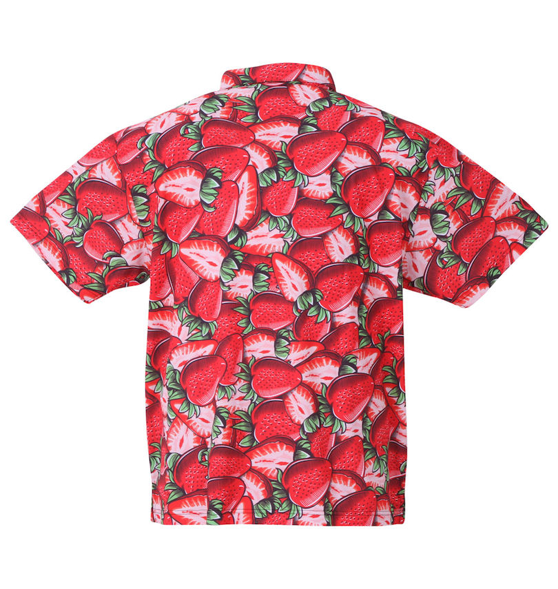 大きいサイズ メンズ LOUDMOUTH (ラウドマウス) 鹿の子柄半袖シャツ
                        バックスタイル