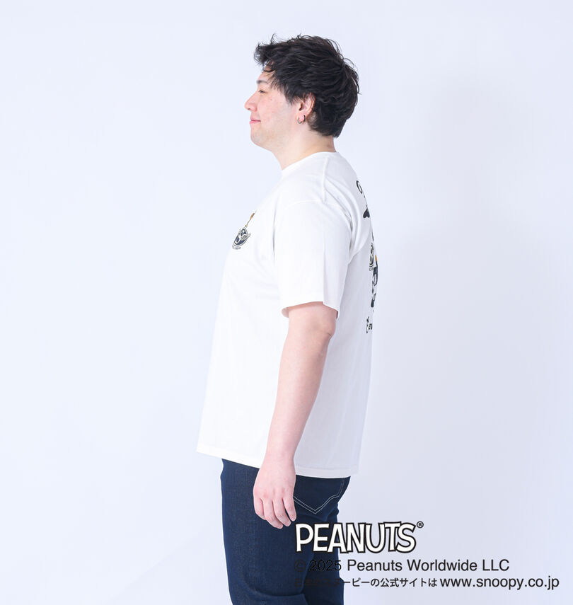 大きいサイズ メンズ FLAGSTAFF×PEANUTS (フラッグスタッフ) スヌーピーコラボ半袖Tシャツ
                        