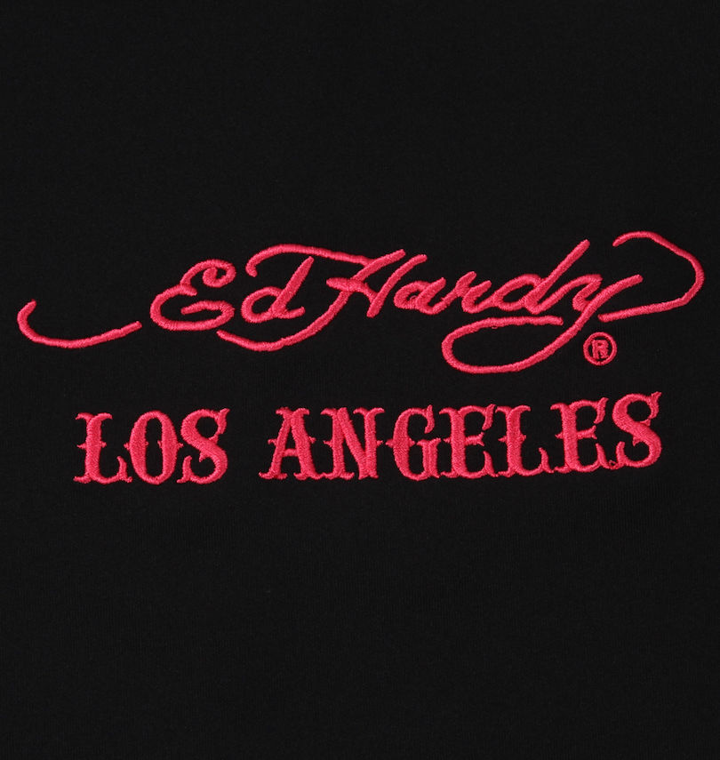 大きいサイズ メンズ Ed Hardy (エドハーディ) 刺繍&プリントジャージセット 刺繍