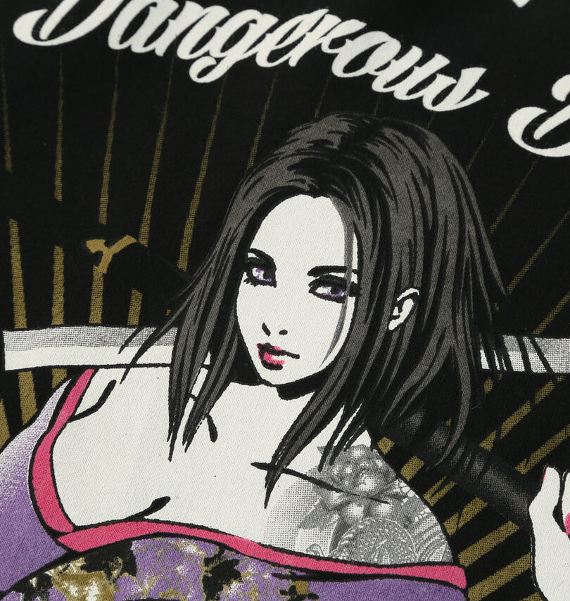 大きいサイズ メンズ 絡繰魂抜刀娘 (カラクリタマシイバットウムスメ) 凛RIDE半袖Tシャツ
                        