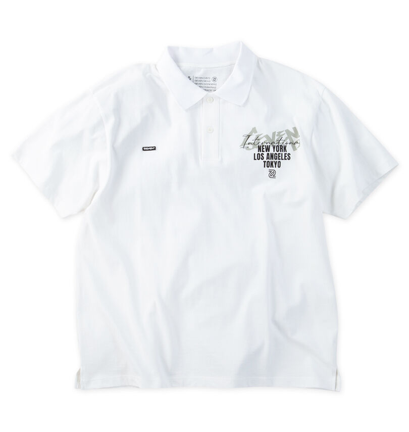 大きいサイズ メンズ SEVEN2 (セブンツー) 天竺半袖ポロシャツ
                        