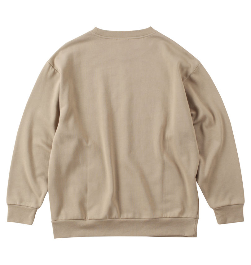 大きいサイズ メンズ VOLKSWAGEN (フォルクスワーゲン) 裏起毛クルートレーナー
                        バックスタイル