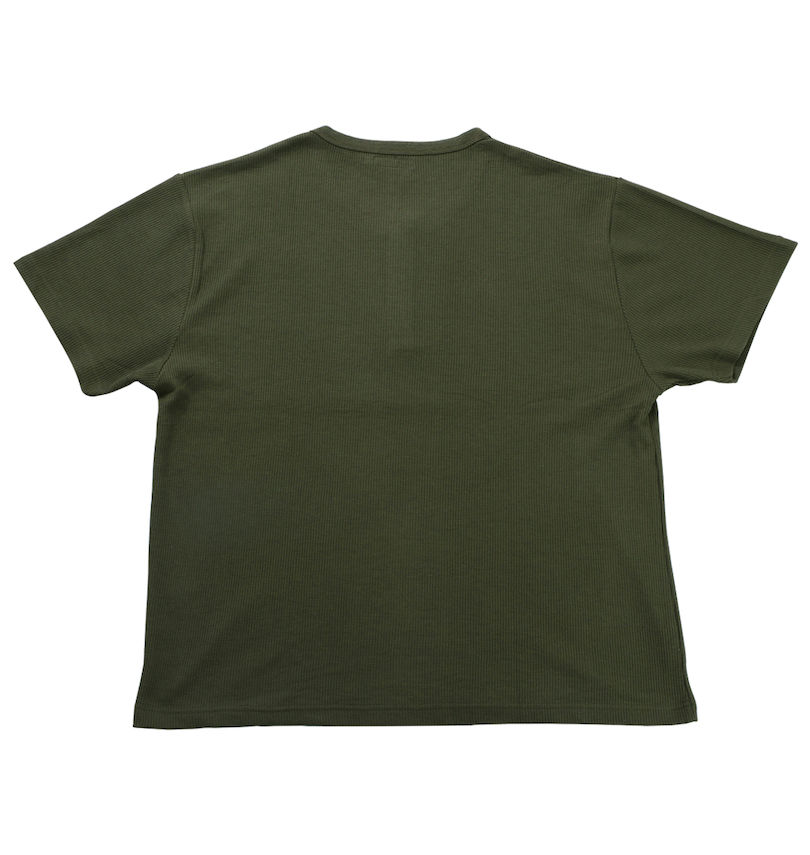 大きいサイズ メンズ Mc.S.P (エムシーエスピー) ワッフルヘンリーネック半袖Tシャツ
                        バックスタイル