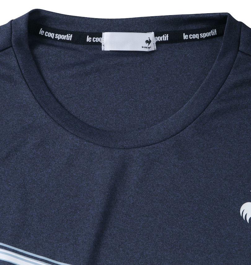 大きいサイズ メンズ LE COQ SPORTIF (ルコックスポルティフ) 杢スムースグラフィックプラクティス半袖Tシャツ 