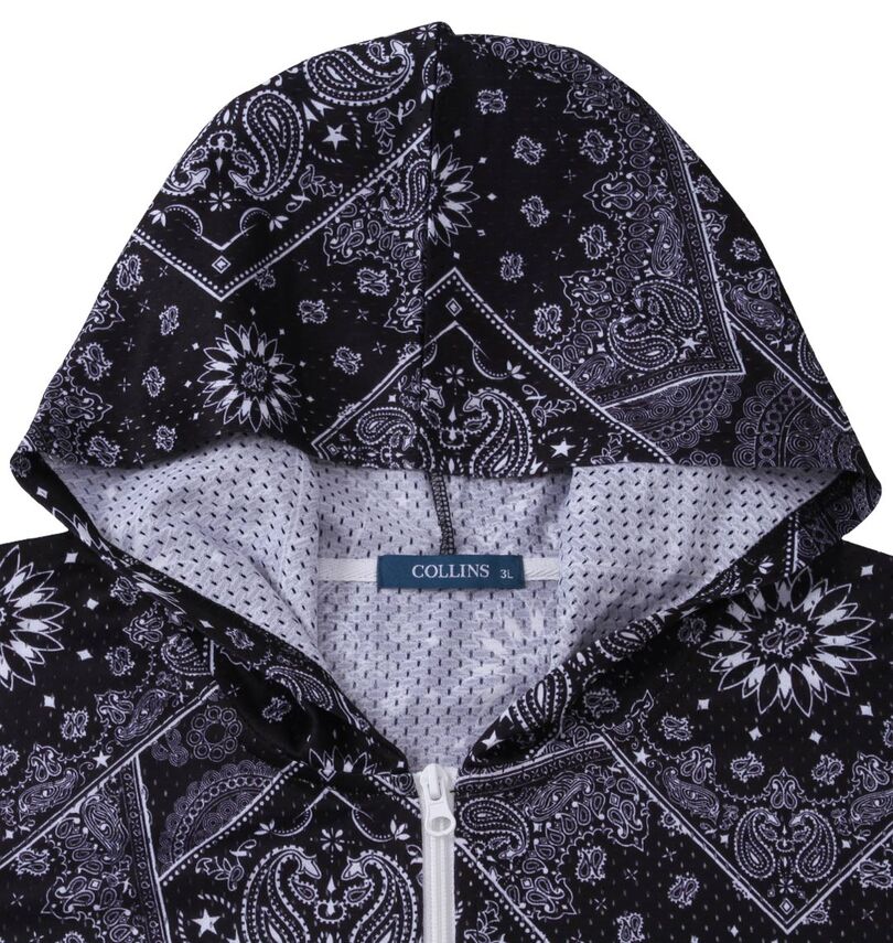 大きいサイズ メンズ COLLINS (コリンズ) 半袖パーカー+半袖Tシャツ
                        フード