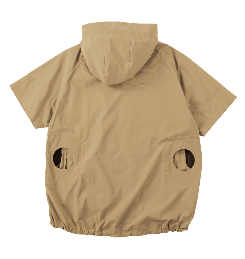 大きいサイズ メンズ TULTEX (タルテックス) 空調服®半袖ブルゾン
                        バックスタイル