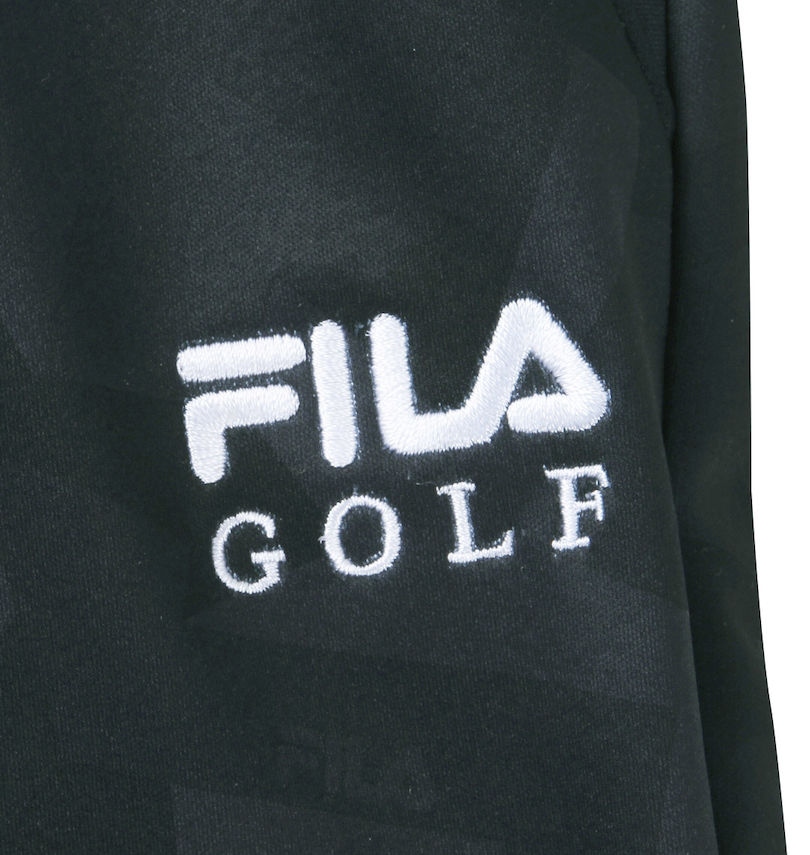 大きいサイズ メンズ FILA GOLF (フィラゴルフ) カモフラプリントボンディングパンツ 刺繍