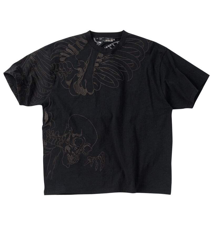 大きいサイズ メンズ 絡繰魂 (カラクリタマシイ) 刺繍半袖Tシャツ
フロントスタイル