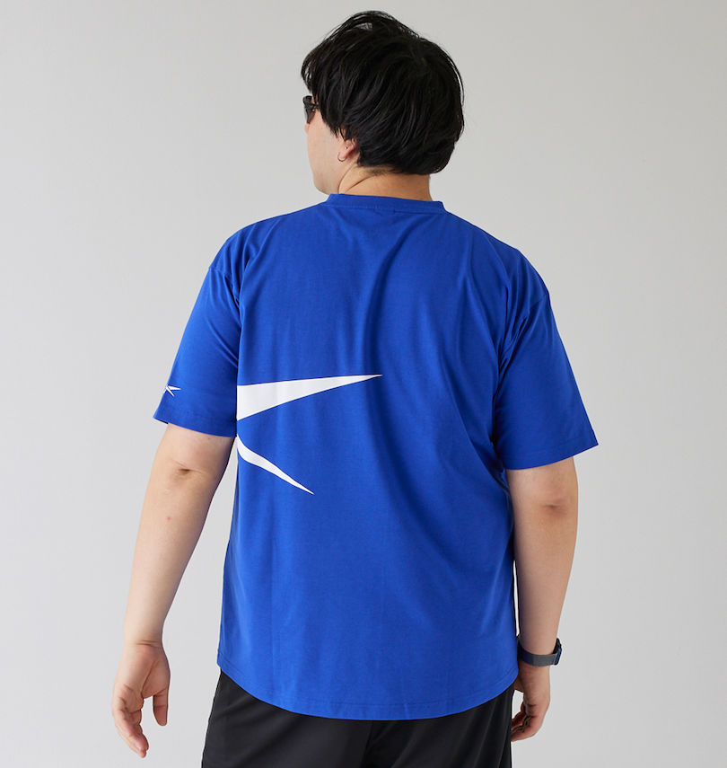 大きいサイズ メンズ Reebok (リーボック) サイドベクターグラフィック半袖Tシャツ 