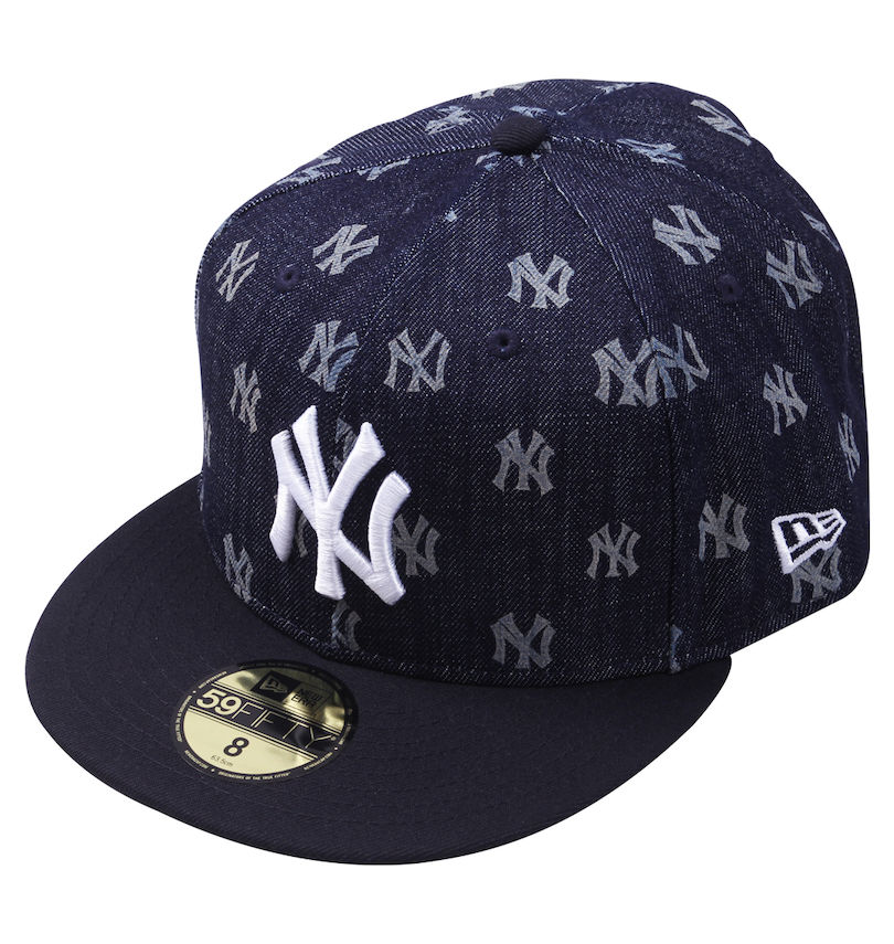 大きいサイズ メンズ NEW ERA (ニューエラ) 59FIFTY®ニューヨーク・ヤンキースLASER BURN OUT DENIM MONOGRAMキャップ
                        