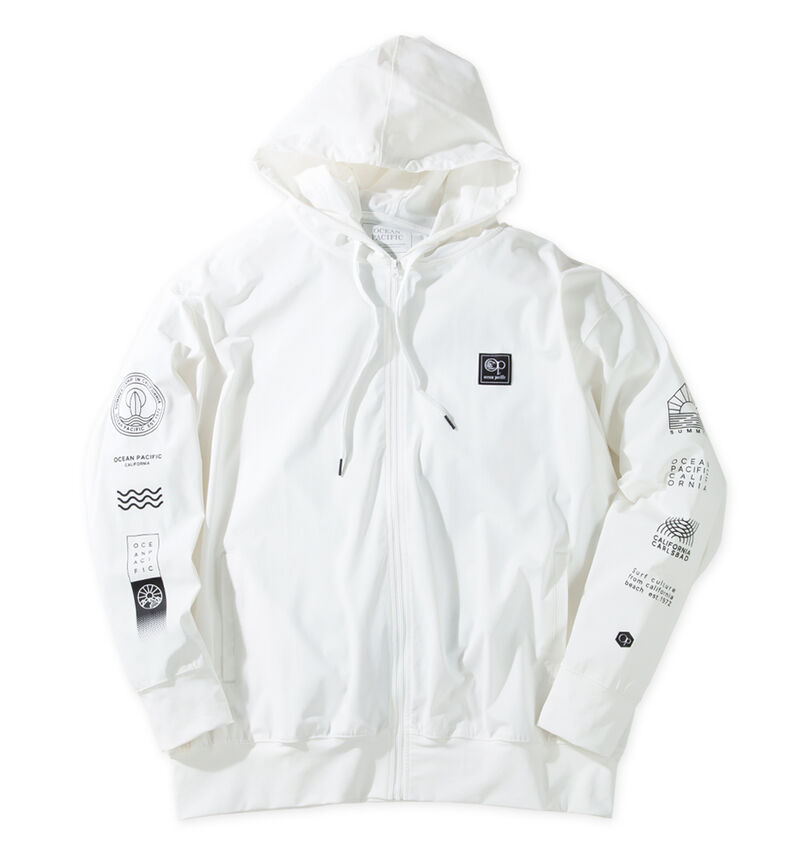 大きいサイズ メンズ OCEAN PACIFIC (オーシャンパシフィック) 接触冷感ストレッチUV長袖フルジップパーカー
                        