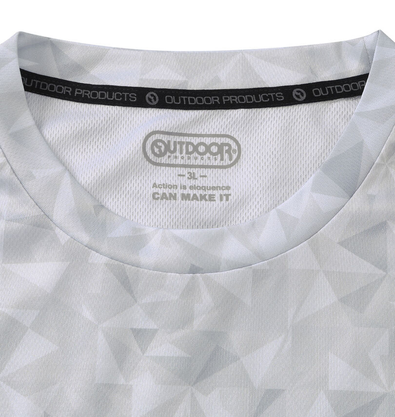大きいサイズ メンズ OUTDOOR PRODUCTS (アウトドア プロダクツ) DRYメッシュ総柄半袖Tシャツ
                        