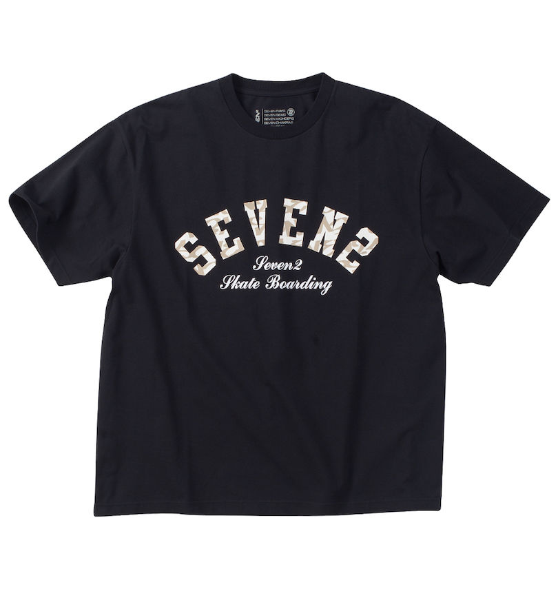 大きいサイズ メンズ SEVEN2 (セブンツー) 天竺半袖Tシャツ 