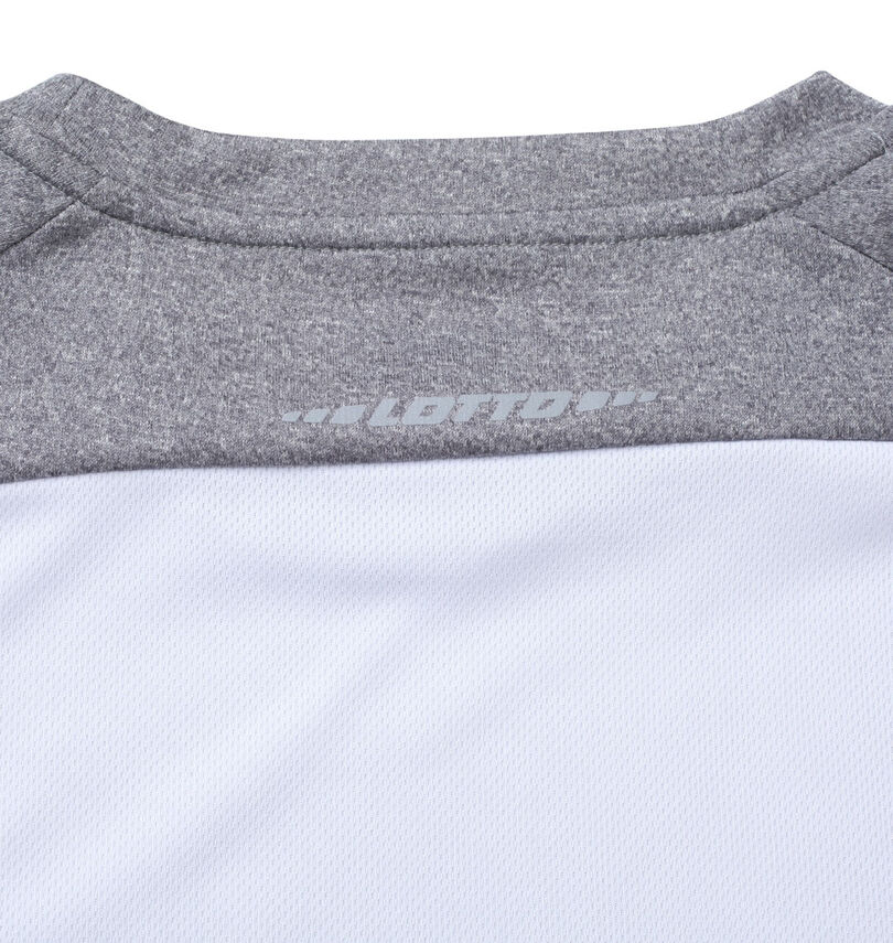 大きいサイズ メンズ LOTTO (ロット) 半袖Tシャツ
                        バックの再帰反射プリント