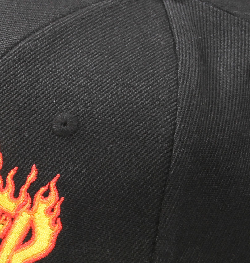 大きいサイズ メンズ THRASHER (スラッシャー) FLAMEロゴ6Pキャップ
                        生地拡大