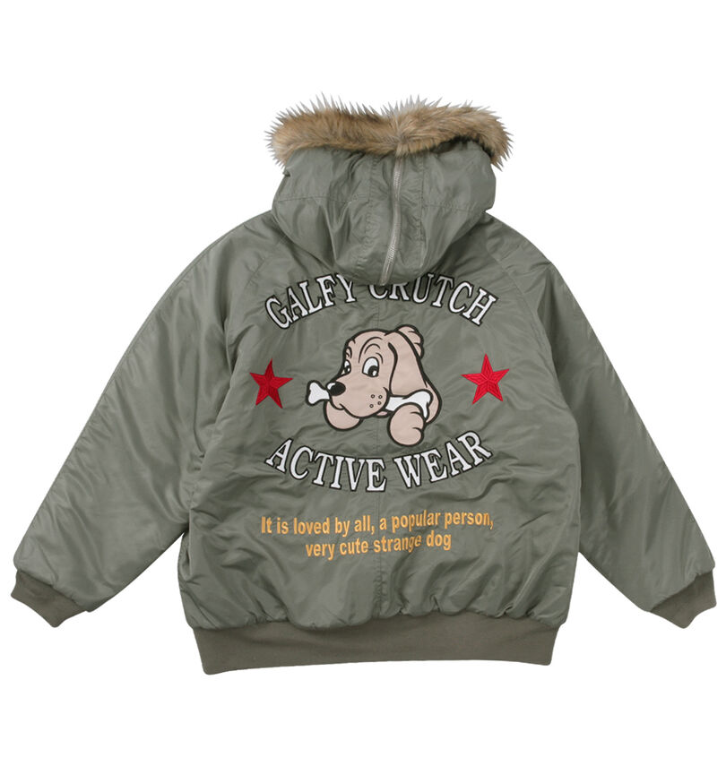 大きいサイズ メンズ GALFY (ガルフィ) フライトジャケット
                        バックスタイル