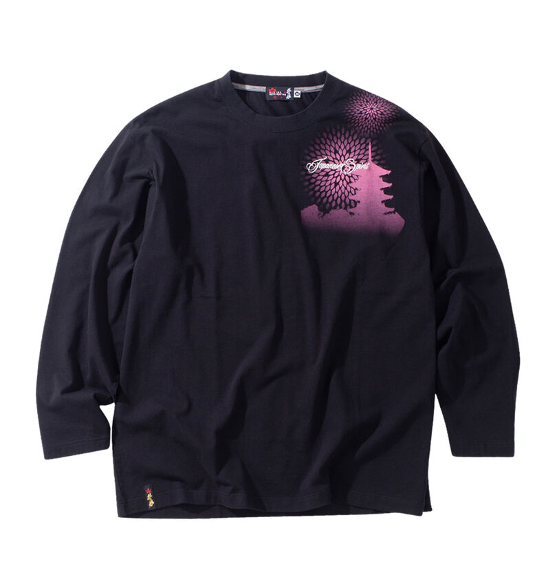 大きいサイズ メンズ 絡繰魂抜刀娘 (カラクリタマシイバットウムスメ) 長袖Tシャツ
                        