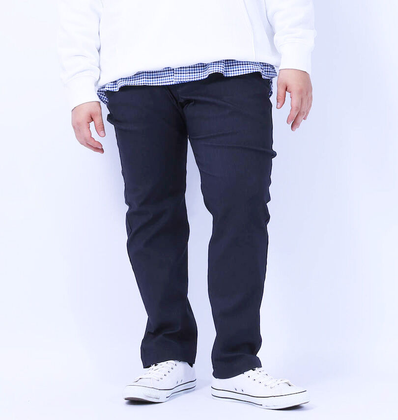 大きいサイズ メンズ 楽スマ (ラクスマ) HEBI-ROTEパンツ(股下78㎝)
                        身長：182cm/ウエスト：114cm/着用サイズ：110