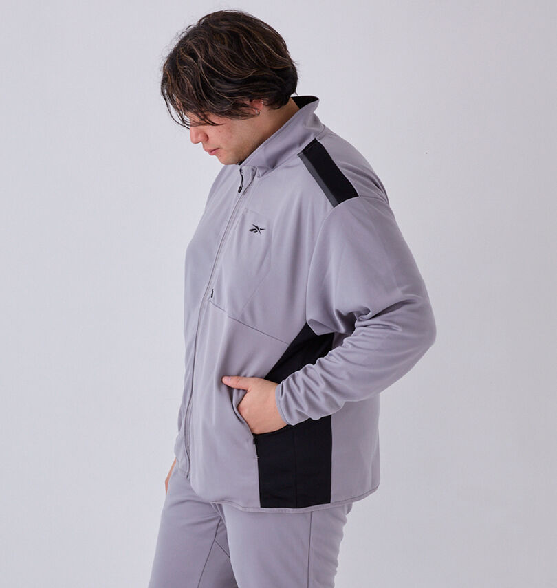 大きいサイズ メンズ Reebok (リーボック) ストレッチジャージジャケット
                        