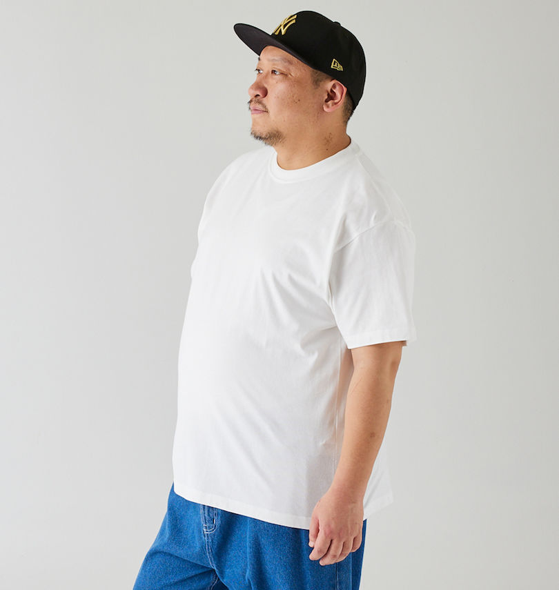 大きいサイズ メンズ Mc.S.P (エムシーエスピー) オーガニックコットンクルーネック半袖Tシャツ
                        