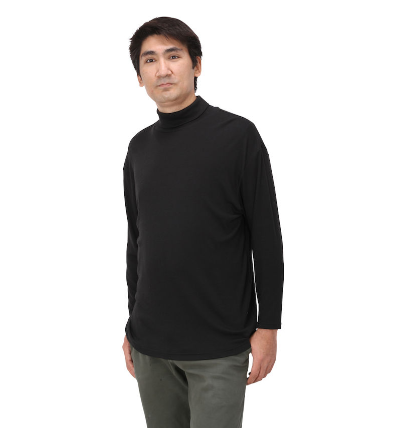 大きいサイズ メンズ Heatchanger (ヒートチェンジャー) タートルネック長袖Tシャツ
                        