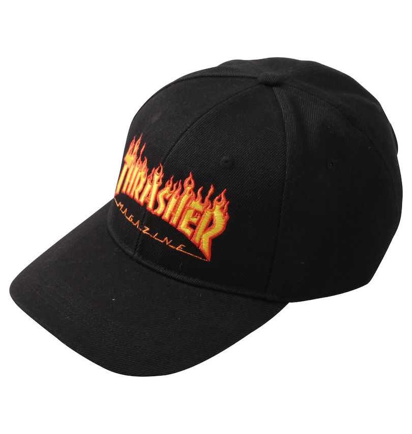 大きいサイズ メンズ THRASHER (スラッシャー) FLAMEロゴ6Pキャップ
                        