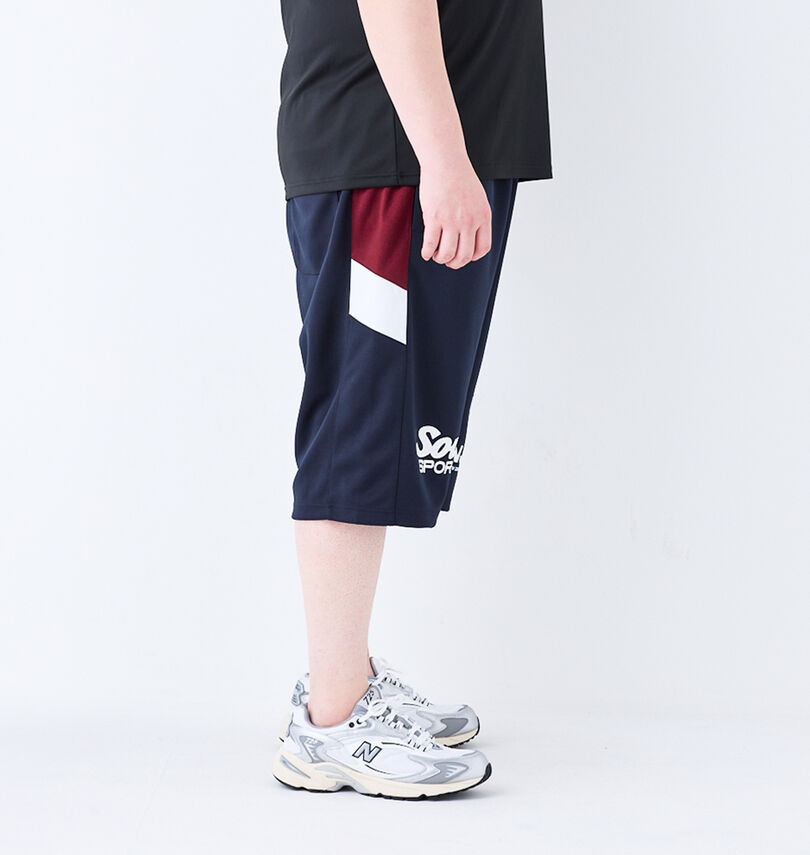 大きいサイズ メンズ SOUL SPORTS×新日本プロレス (ソウル×シンニホンプロレス) ジャージハーフパンツ
                        