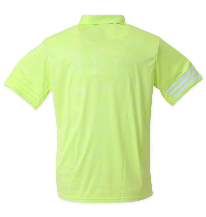大きいサイズ メンズ adidas golf (アディダスゴルフ) エンボスプリント半袖B.Dシャツ バックスタイル
