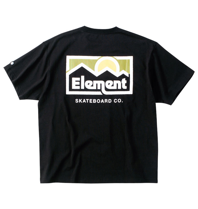 大きいサイズ メンズ ELEMENT (エレメント) OUTDOOR半袖Tシャツ バックスタイル