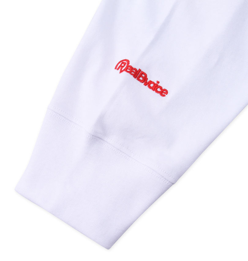大きいサイズ メンズ RealBvoice (リアルビーボイス) ANGEL WINGS天竺長袖Tシャツ
                        袖刺繍