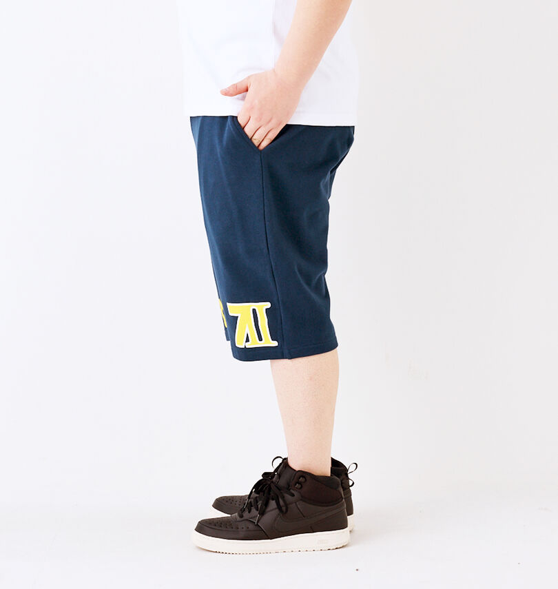 大きいサイズ メンズ SEVEN2 (セブンツー) 裏毛スウェットハーフパンツ
                        