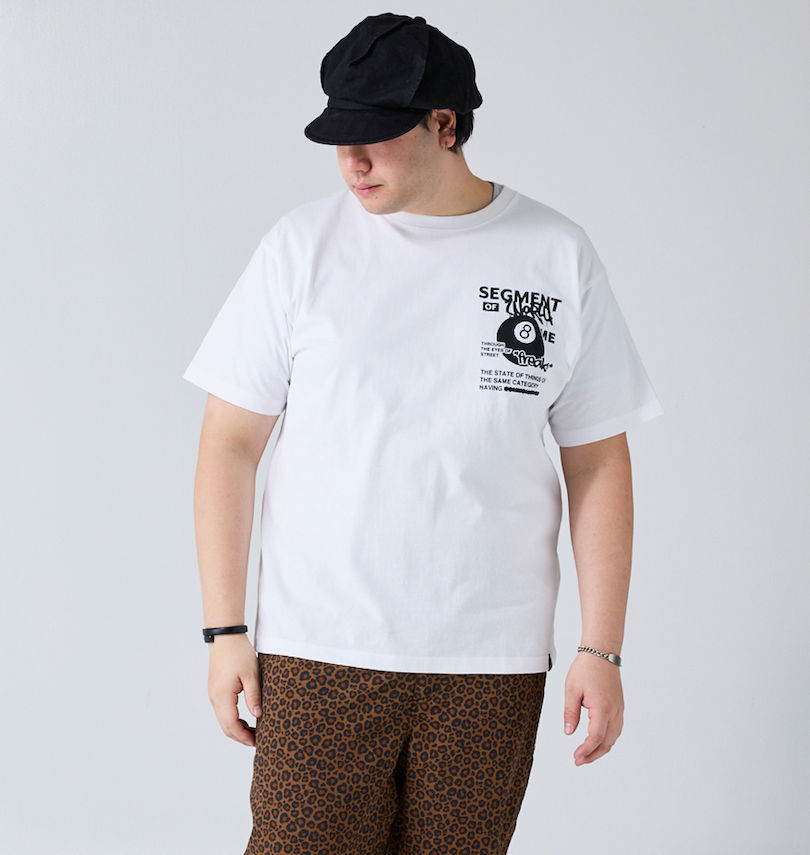 大きいサイズ メンズ b-one-soul (ビーワンソウル) ビッグロゴ半袖Tシャツ 