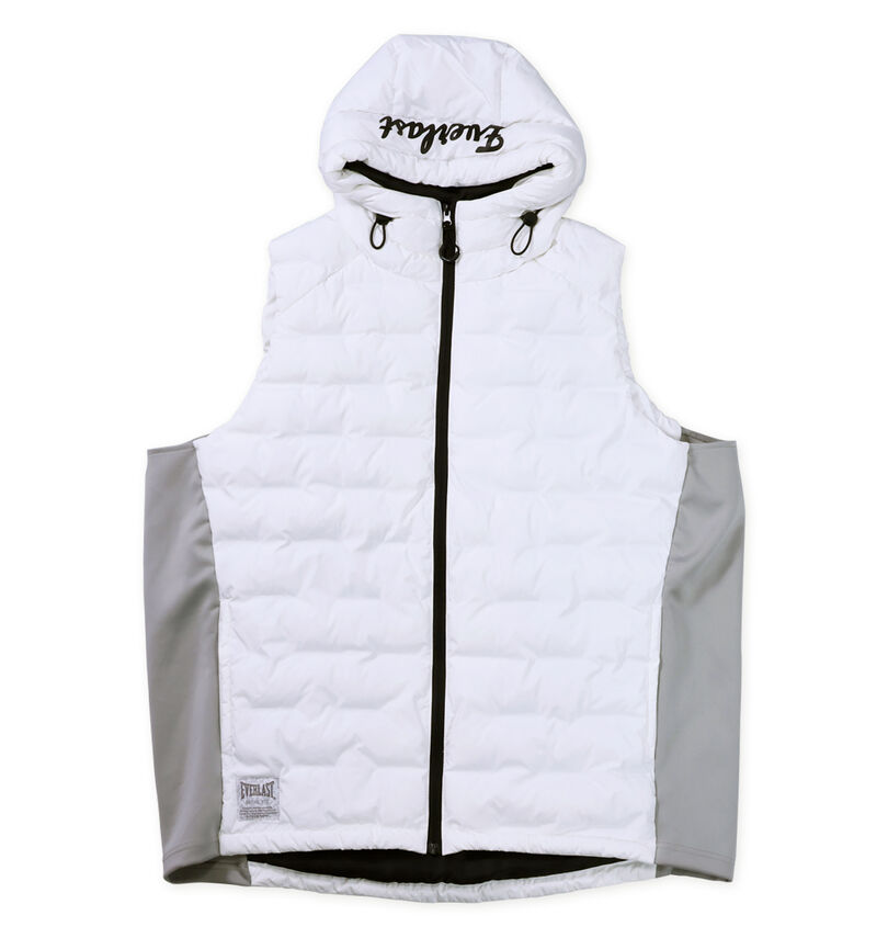 大きいサイズ メンズ EVERLAST (エバーラスト) 脇切替防風フードベスト
                        