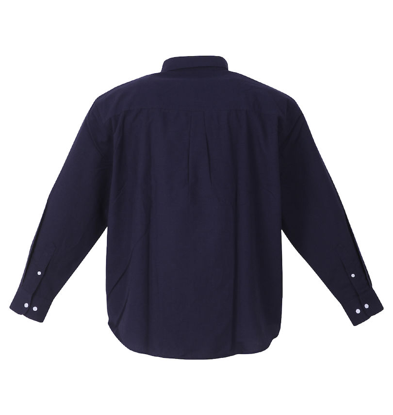 大きいサイズ メンズ Mc.S.P (エムシーエスピー) 麻混ハイブリットB.D長袖シャツ
                        バックスタイル