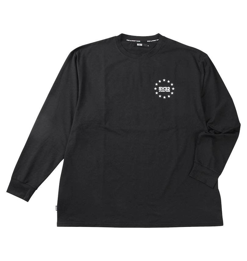 大きいサイズ メンズ SY32 by SWEET YEARS (エスワイサーティトゥバイスィートイヤーズ) マルチロゴバックプリント長袖Tシャツ
                        
