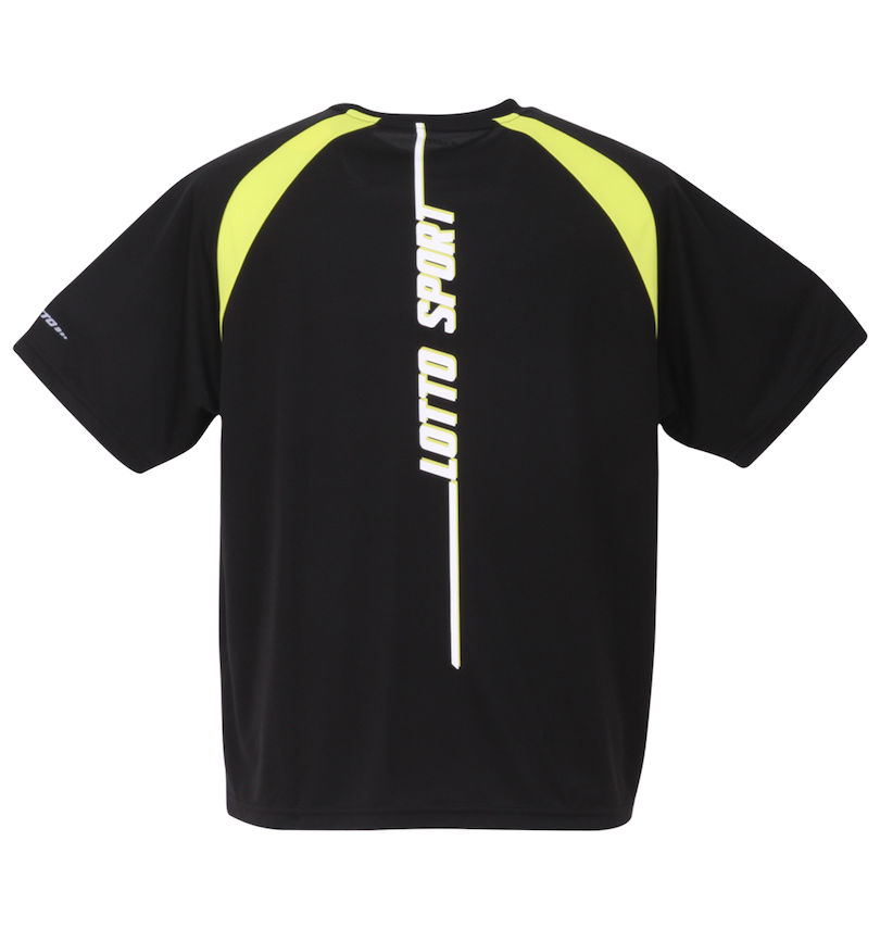 大きいサイズ メンズ LOTTO (ロット) DRYメッシュ半袖Tシャツ
                        バックスタイル