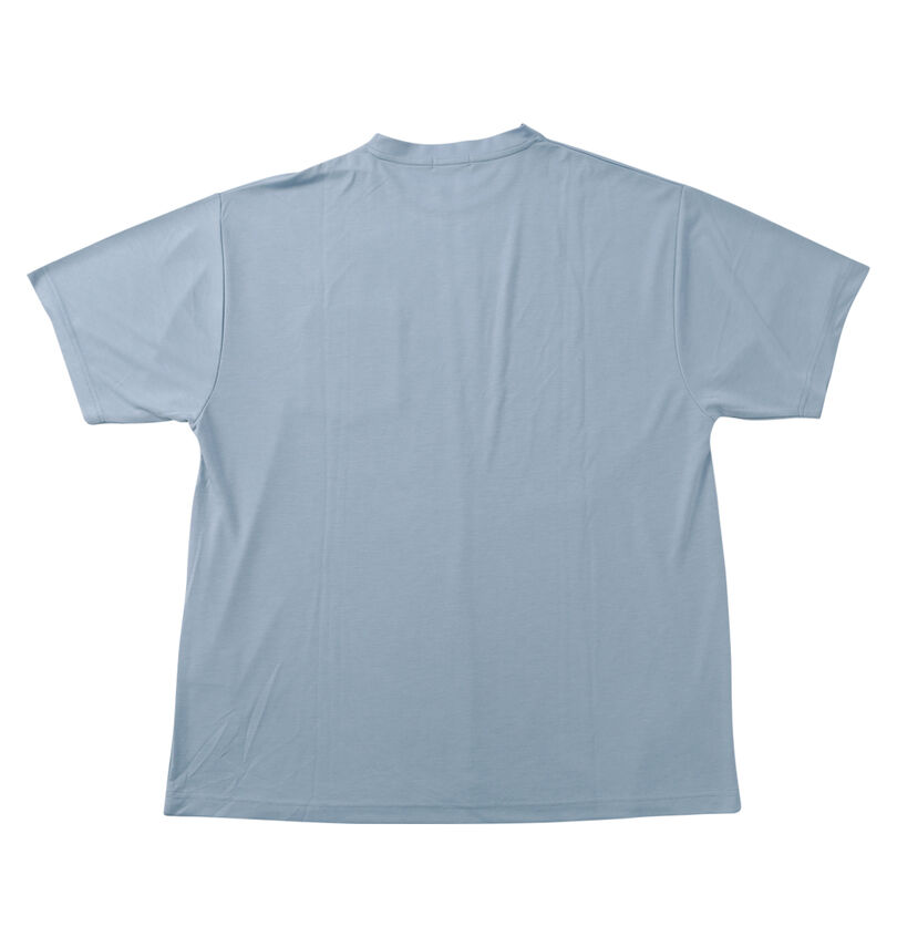 大きいサイズ メンズ ヒヤロン 接触冷感ポケット付半袖Tシャツ バックスタイル
