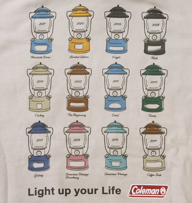 大きいサイズ メンズ Coleman (コールマン) 裏起毛プルパーカー
                        プリント