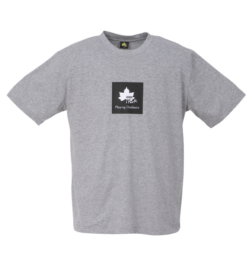 大きいサイズ メンズ LOGOS Park (ロゴスパーク) リサイクル天竺ボックスプリント半袖Tシャツ
                        