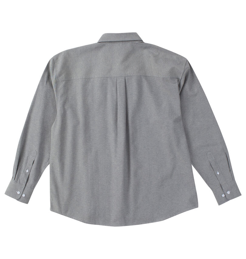 大きいサイズ メンズ H by FIGER (エイチバイフィガー) CVCオックス縦切替長袖B.Dシャツ
                        バックスタイル