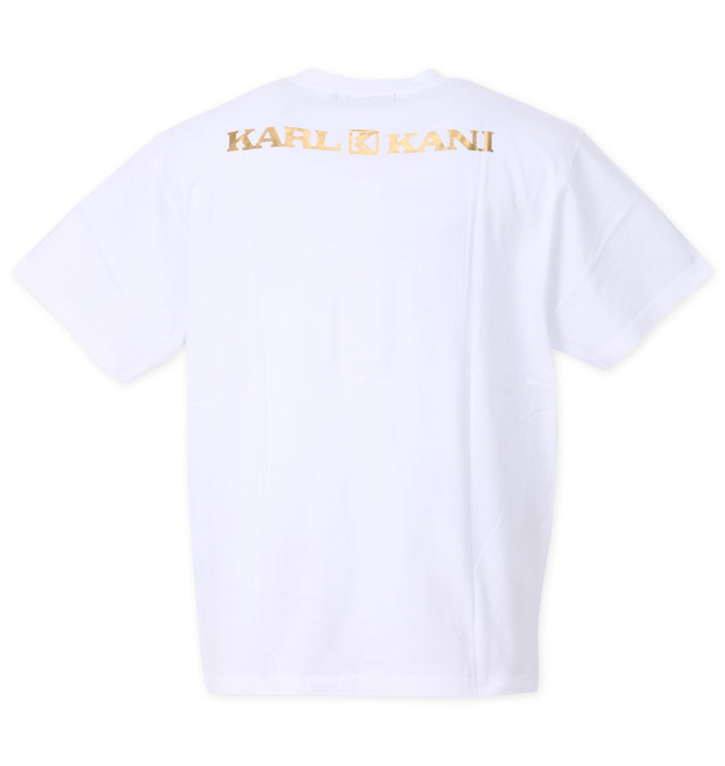 大きいサイズ メンズ KARL KANI (カール カナイ) 天竺半袖Tシャツ バックスタイル