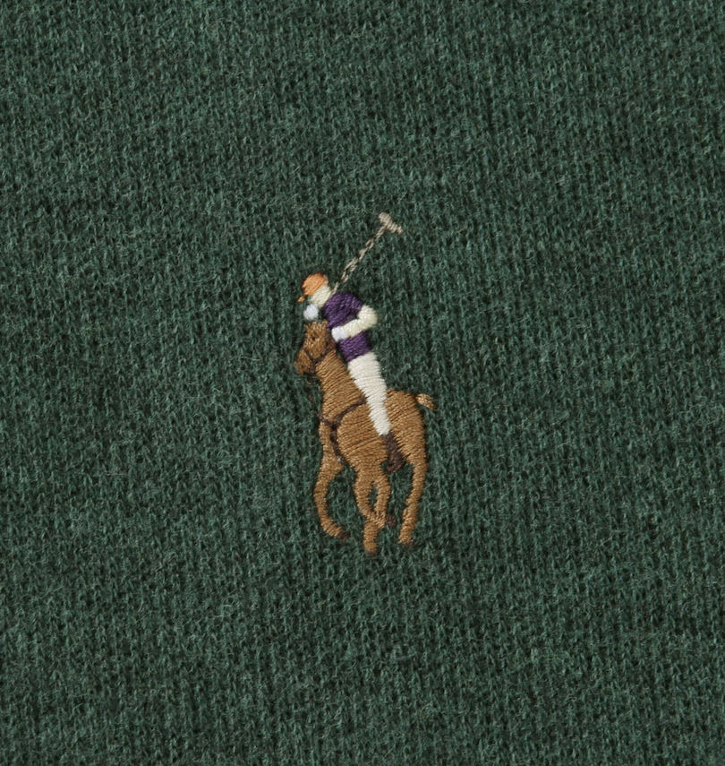 大きいサイズ メンズ RALPH LAUREN (ラルフローレン) ハーフジップトレーナー
                        刺繍拡大